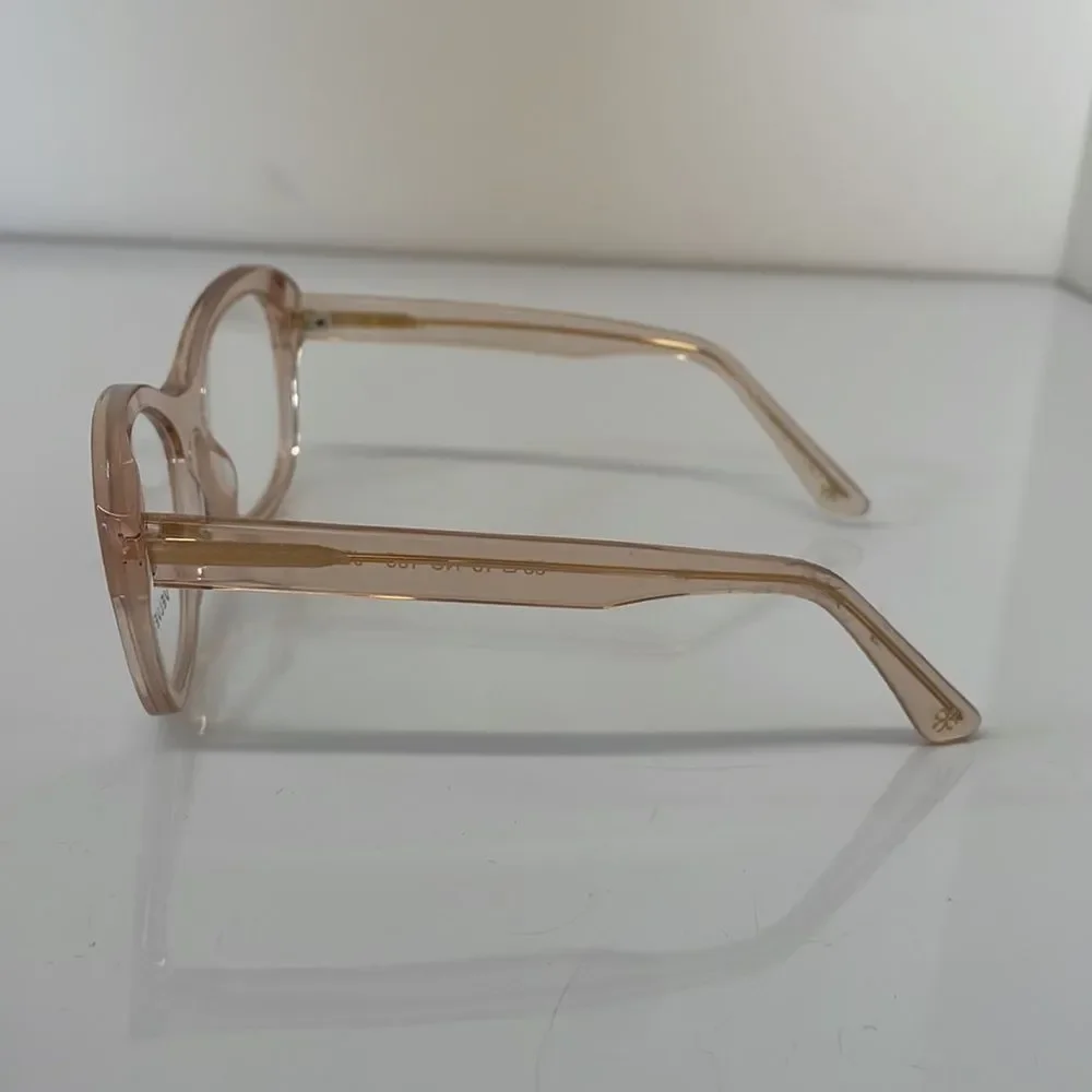 Velvet Eyeglasses, JEN, Transparent Light Pink - NEW - Picture 3 of 8